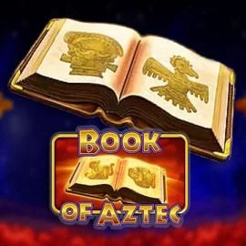 Logo of Book of Aztec from Amatic Industries at Ricky Casino