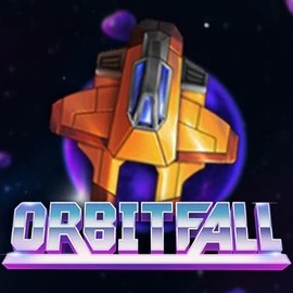 Logo of Orbitfall from ELK Studios at Ricky Casino